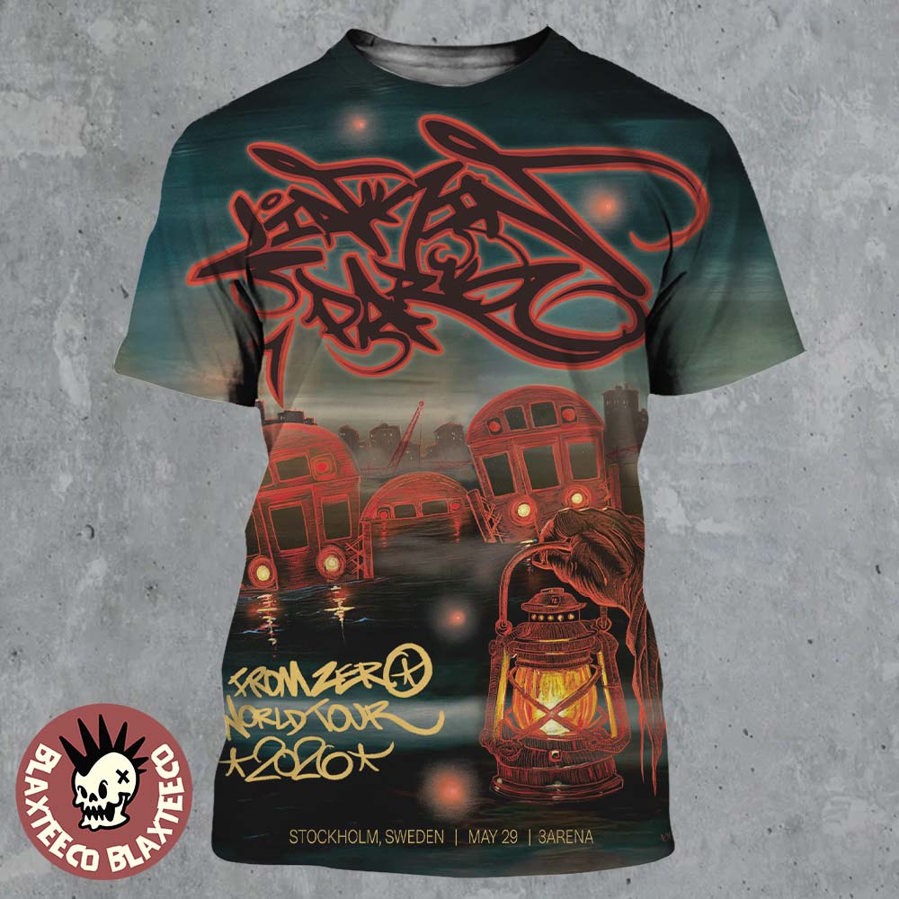 Linkin Park From Zero 2026 Tour Stockholm Sweden Poster At 3Arena On May 29 2026 All Over Print Shirt - T-Shirt, Sweatshirt, Hoodie