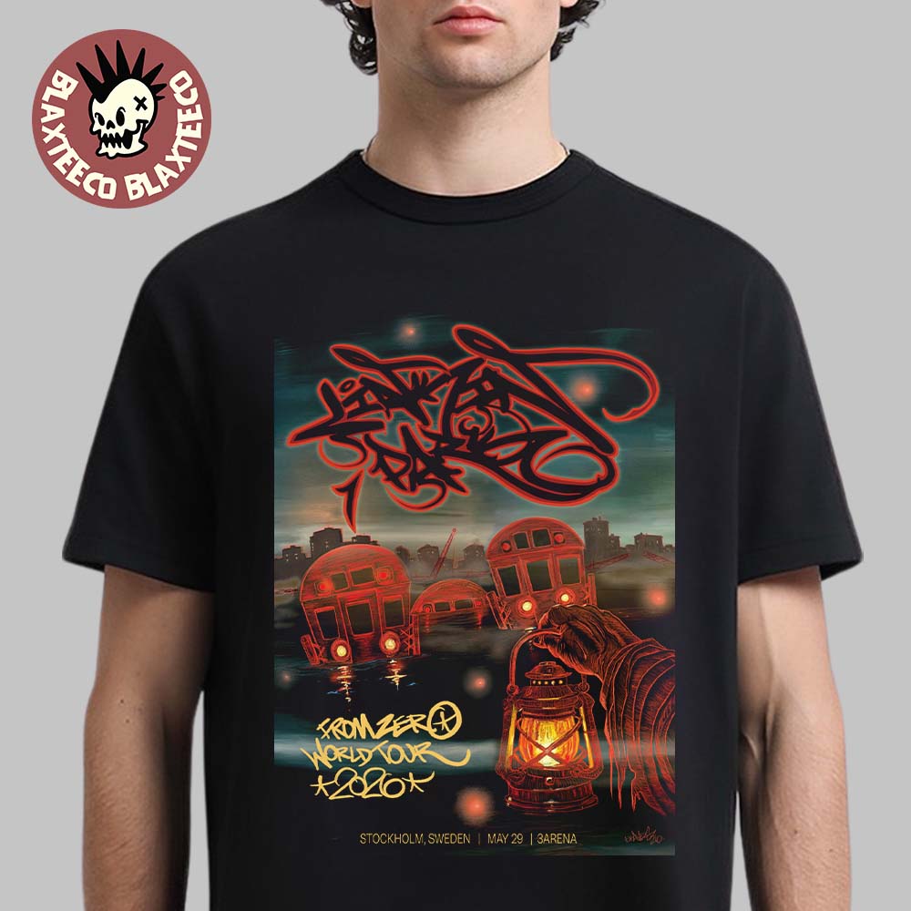 Linkin Park From Zero 2026 Tour Stockholm Sweden Poster At 3Arena On May 29 2026 T-Shirt Unisex T-shirt, Sweatshirt, Hoodie, Long Sleeve Tee - T-Shirt, Sweatshirt, Hoodie