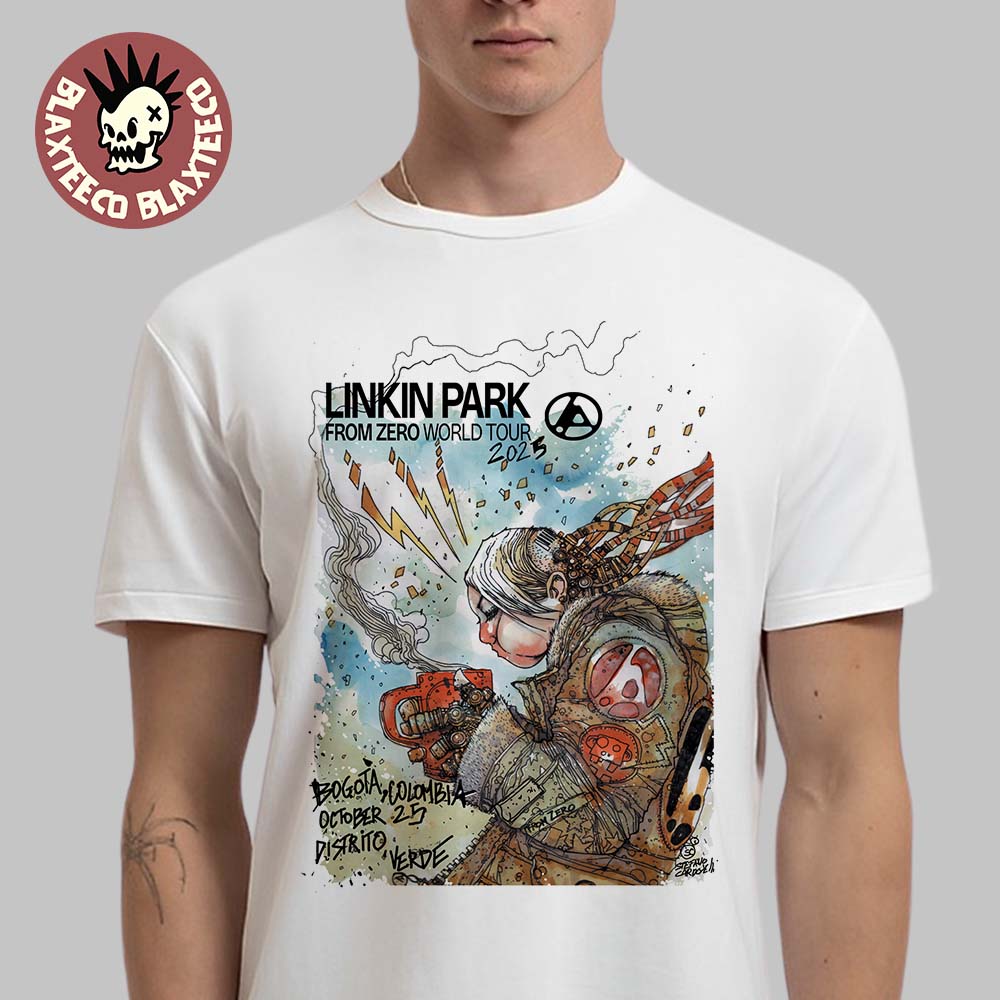 Linkin Park From Zero World Tour 2025 Bogota Columbia Poster At Distrito Verde On October 25 2025 T-Shirt - T-Shirt, Sweatshirt, Hoodie