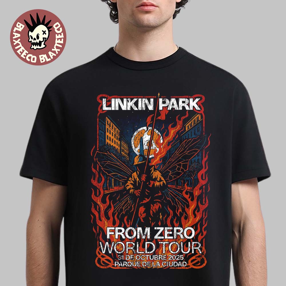 Linkin Park From Zero World Tour 2025 Buenos Aires Argentina Merch At Parque De La Ciudad On October 31 2025 Hybrid Theory Inspired Art T-Shirt - T-Shirt, Sweatshirt, Hoodie