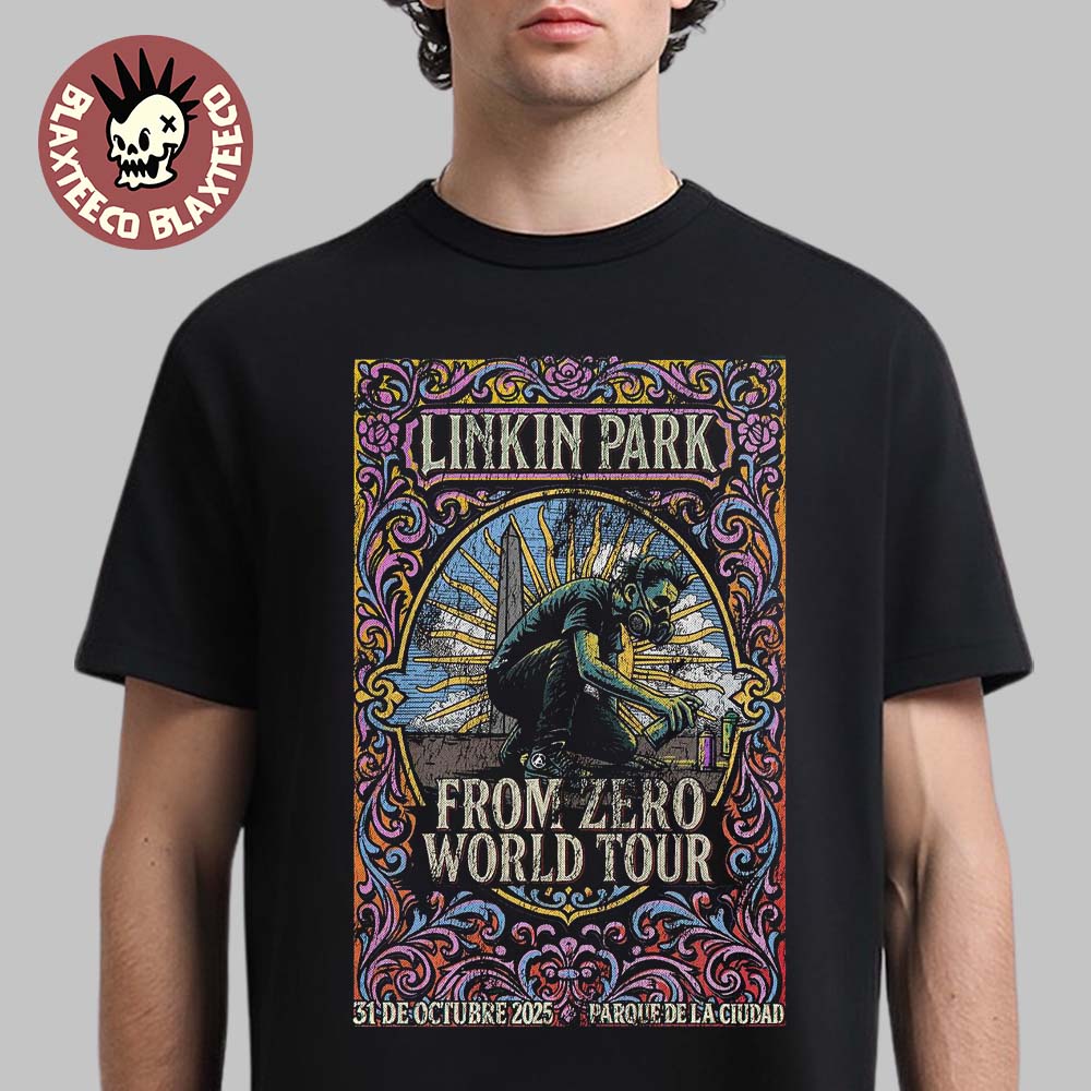 Linkin Park From Zero World Tour 2025 Buenos Aires Argentina Merch At Parque De La Ciudad On October 31 2025 Meteora Inspired Art T-Shirt - T-Shirt, Sweatshirt, Hoodie