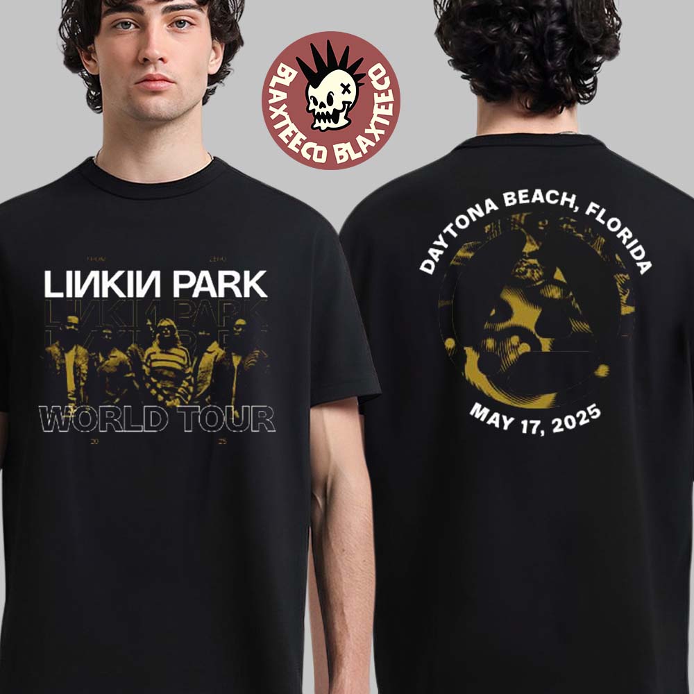 Linkin Park From Zero World Tour 2025 Daytona Beach Florida Exclusive Tee On May 17 2025 Two Sided Unisex T-Shirt - T-Shirt, Sweatshirt, Hoodie