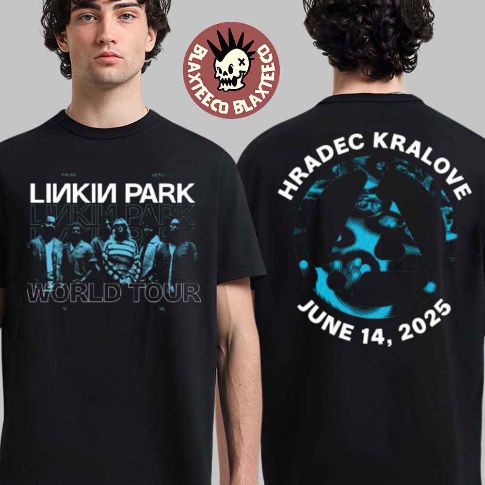 Linkin Park From Zero World Tour 2025 Hradec Kralove Exclusive Merch Tee In Czech Republic On June 14 2025 Two Sided Unisex T-Shirt - T-Shirt, Sweatshirt, Hoodie