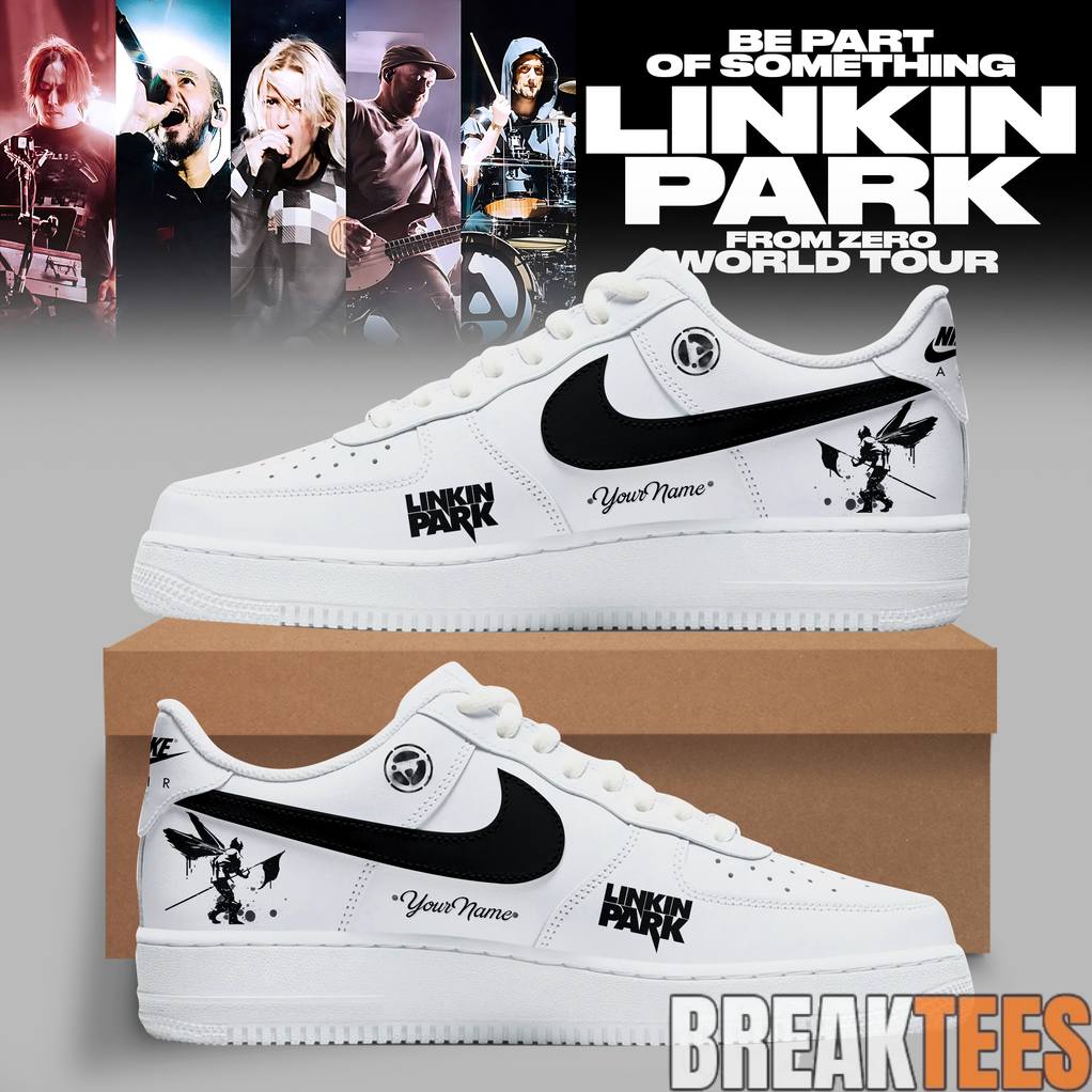 Linkin Park From Zero World Tour 2026 Custom Air Force 1 Unisex T-shirt, Sweatshirt, Hoodie, Long Sleeve Tee - T-Shirt, Sweatshirt, Hoodie