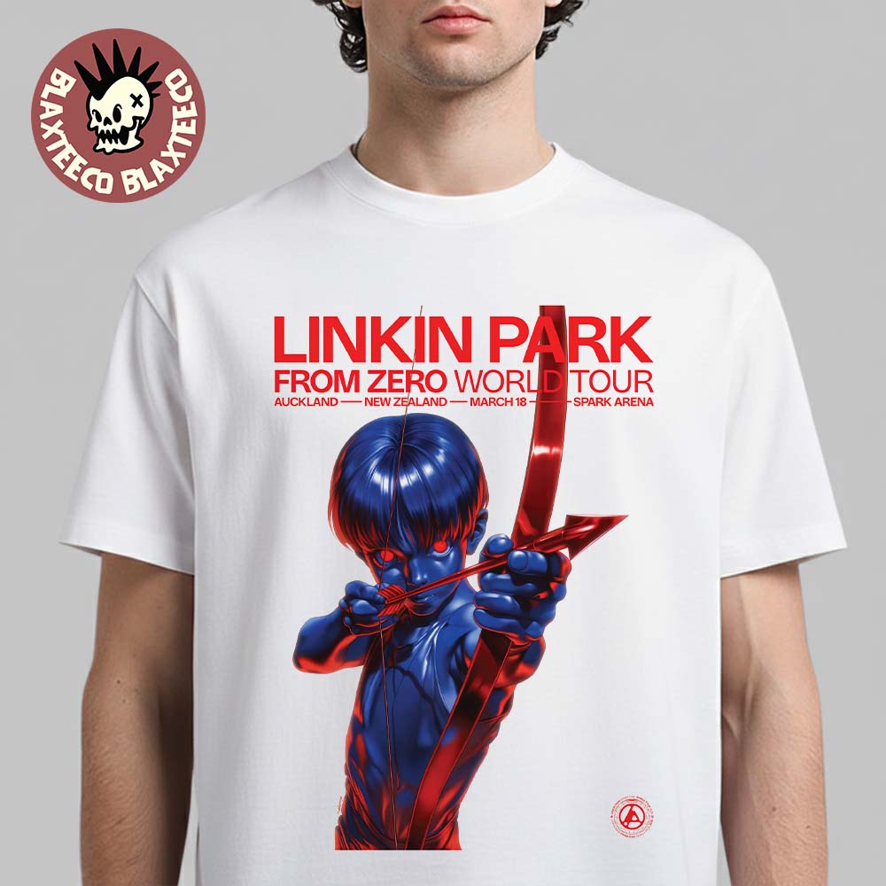 Linkin Park From Zero World Tour Auckland New Zealand 2026 Event Poster At Spark Arena On March 18 2026 T-Shirt - T-Shirt, Sweatshirt, Hoodie