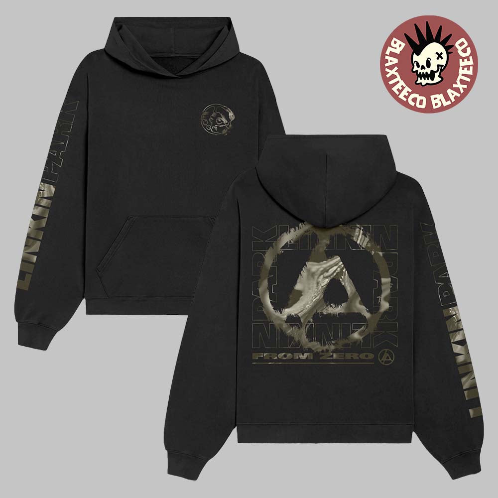Linkin Park Holiday 2025 Collection Holiday From Zero LP Logo Liquidate Black Pullover Hoodie - T-Shirt, Sweatshirt, Hoodie