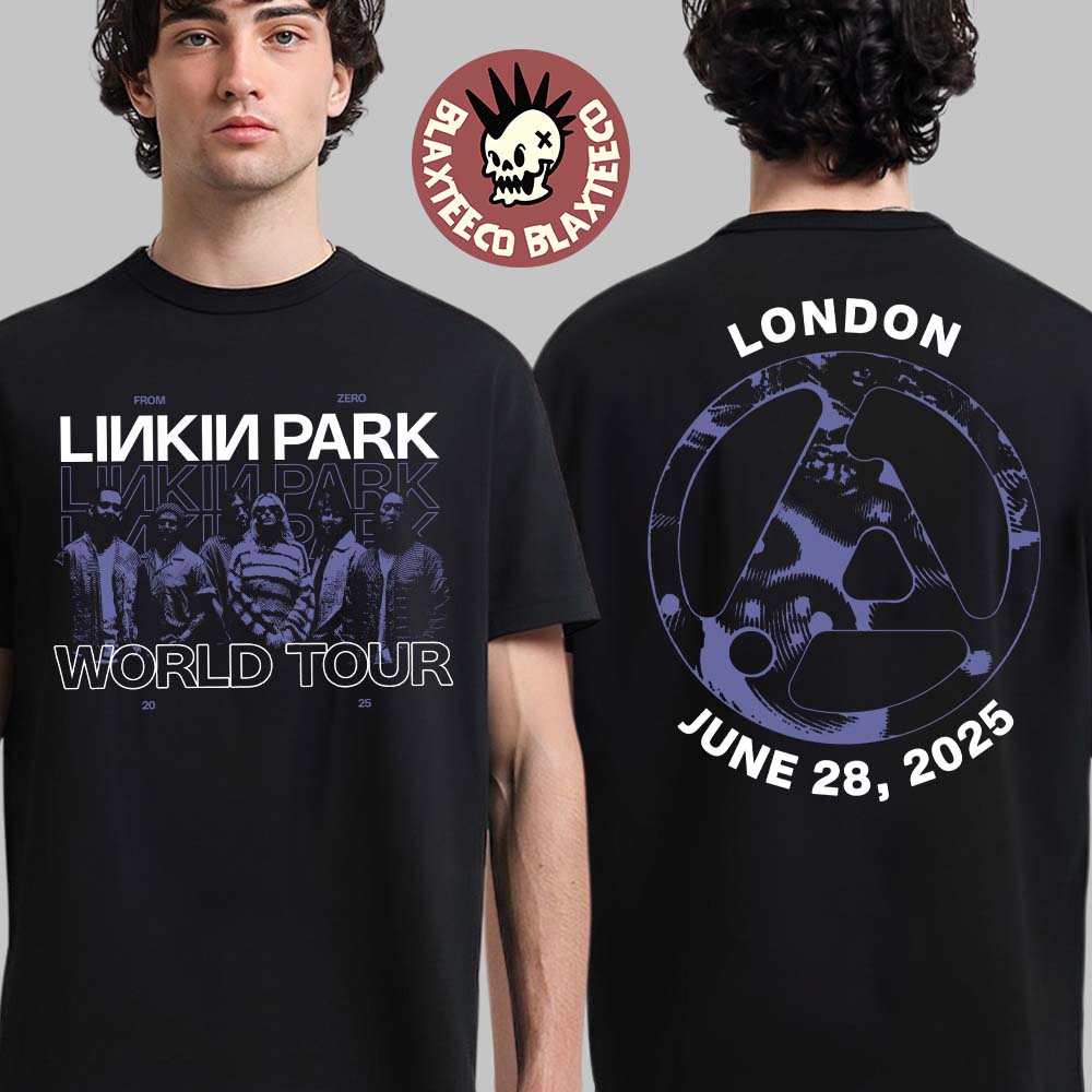Linkin Park London UK 2025 Exclusive Merch Tee At Wembley Stadium Official From Zero World Tour June 28 2025 T-Shirt - T-Shirt, Sweatshirt, Hoodie