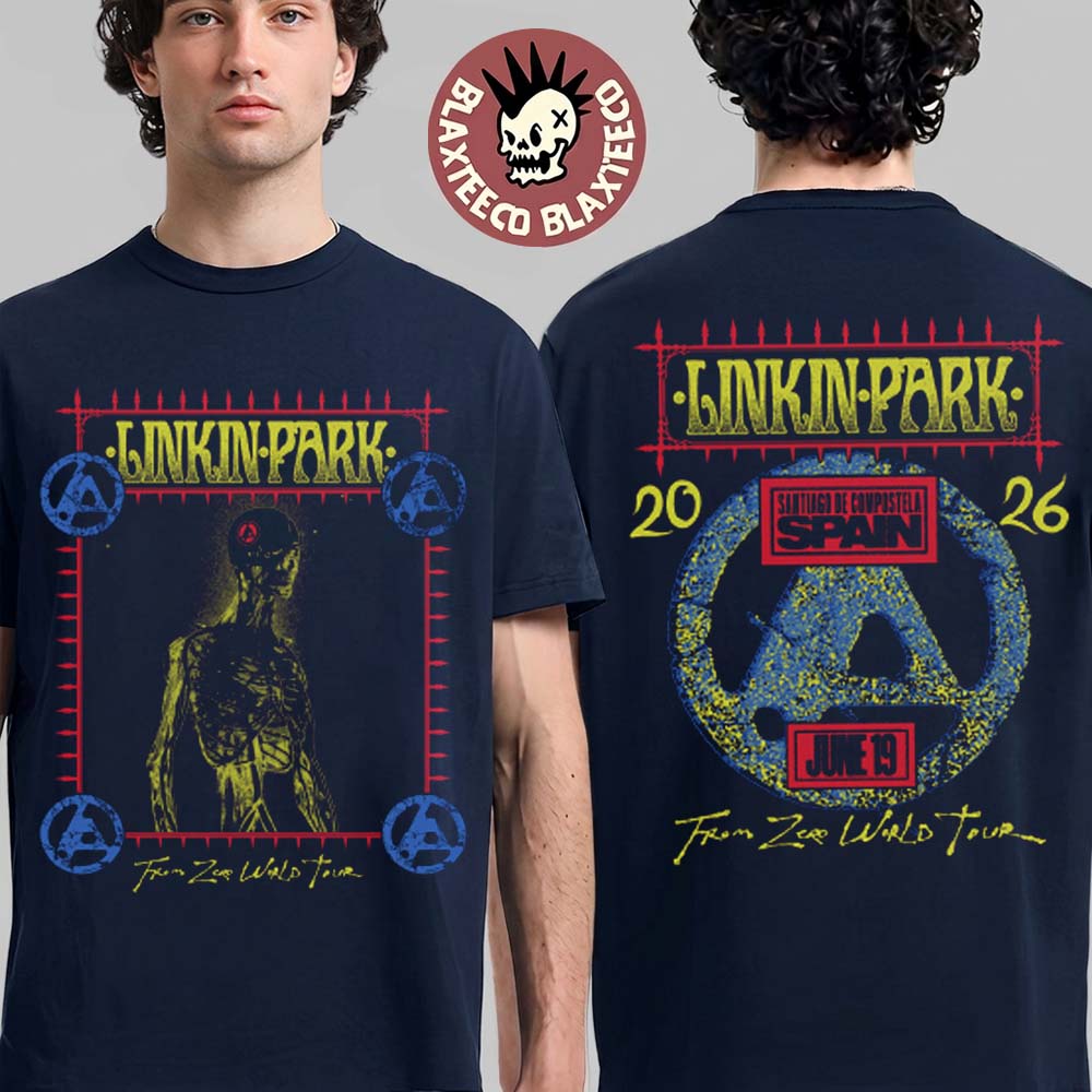 Linkin Park Santiago de Compostela Spain 2026 Exclusive City Event Tee At O Son do Camino Festival On June 19 2026 T-Shirt - T-Shirt, Sweatshirt, Hoodie
