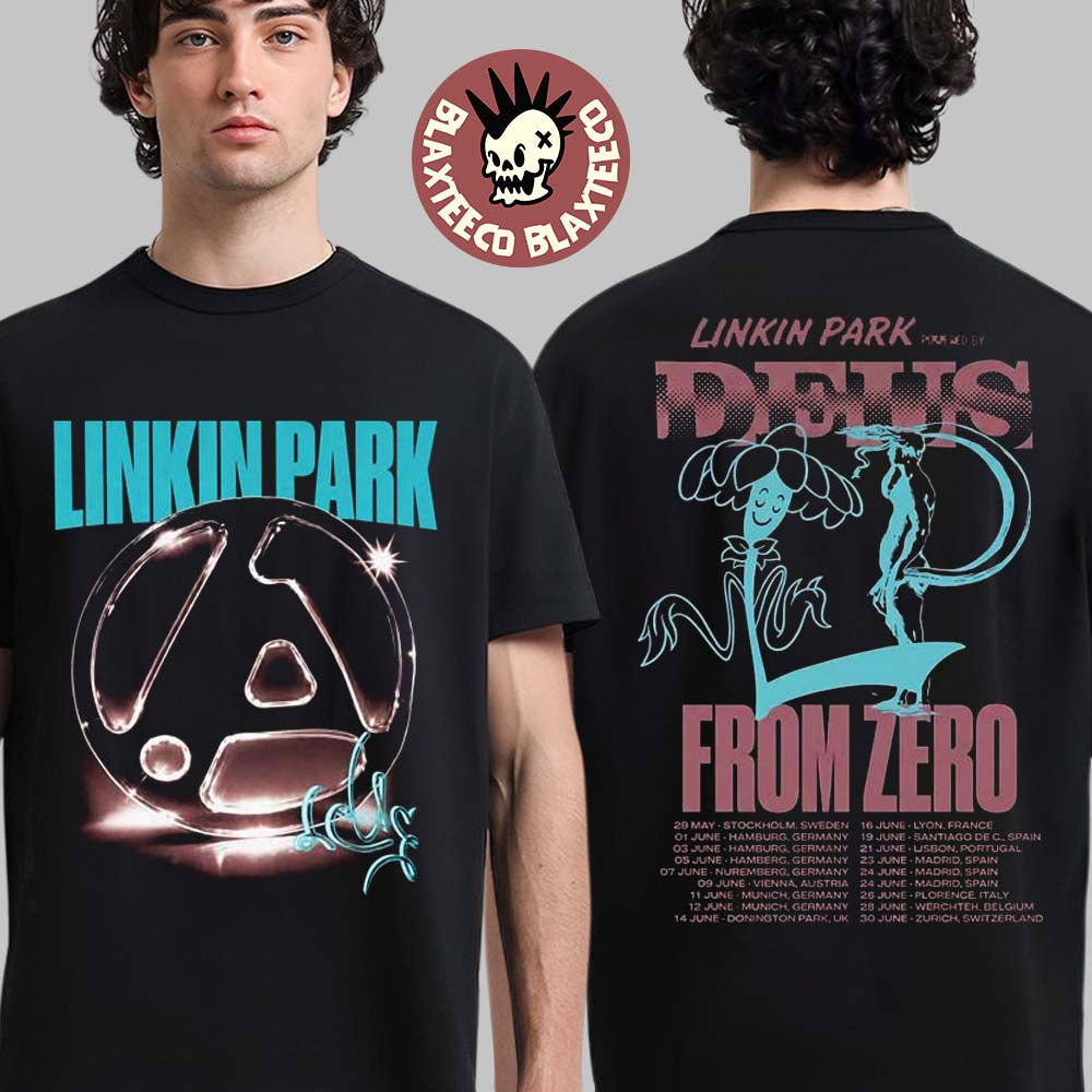Linkin Park X Deus Ex Machina Download Festival 2026 Exclusive Merch Donington Park UK From 10 To 14 June 2026 Big Logo T-Shirt - T-Shirt, Sweatshirt, Hoodie