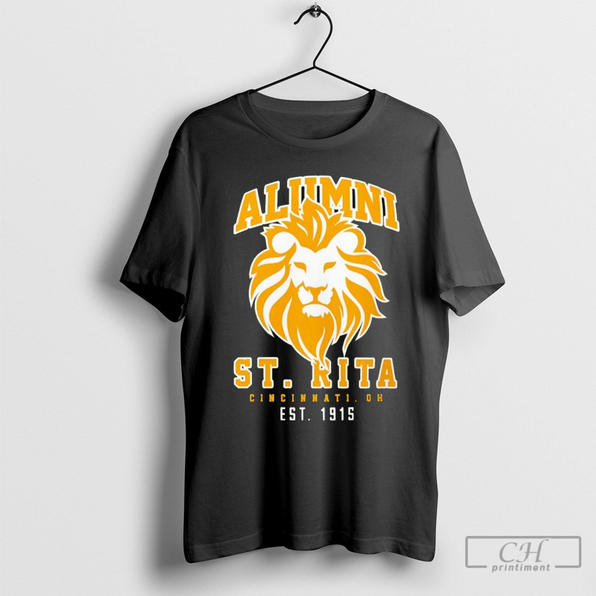 Lion Alumni St Rita Cincinnati Oh Est 1915 Shirt Tee Unisex T-shirt, Sweatshirt, Hoodie, Long Sleeve Tee - T-Shirt, Sweatshirt, Hoodie