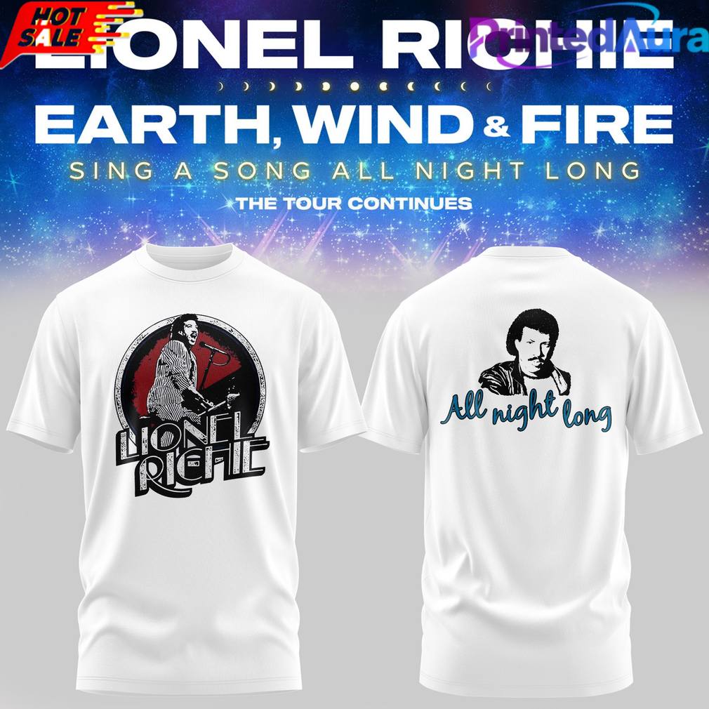 Lionel Richie Sing A Song All Night Long Tour Tee Unisex T-shirt, Sweatshirt, Hoodie, Long Sleeve Tee - T-Shirt, Sweatshirt, Hoodie