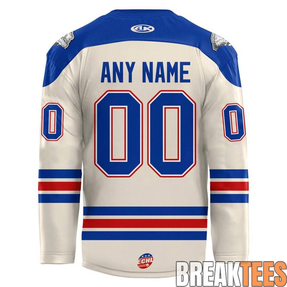 Lions de TroisRivires de 1955 Throwback Hockey Jersey hockey jersey product view 3