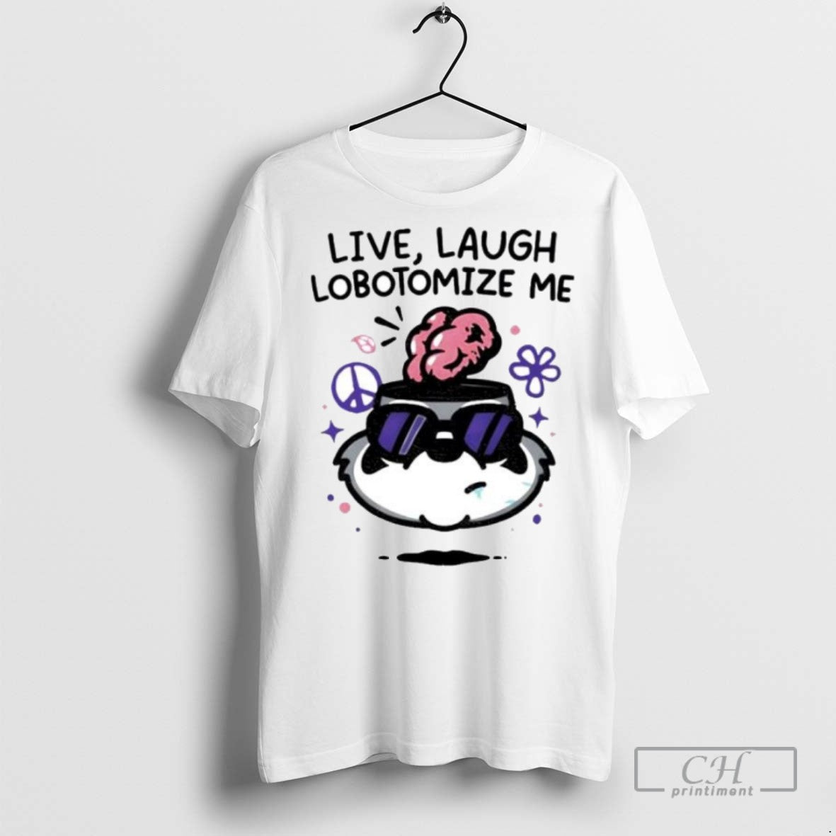 Live Laugh Lobotomize Me Ornaments T Shirts Unisex T-shirt, Sweatshirt, Hoodie, Long Sleeve Tee - T-Shirt, Sweatshirt, Hoodie