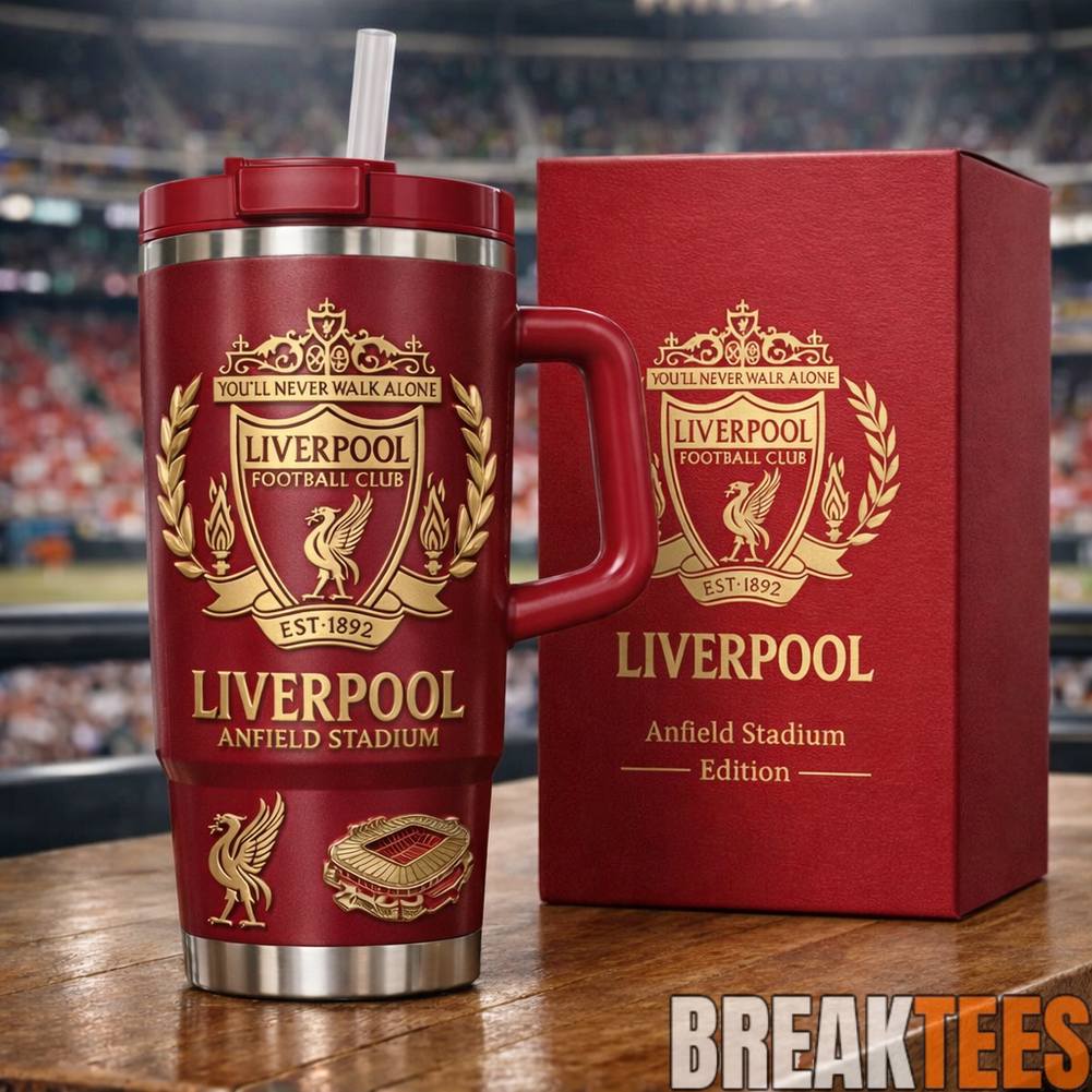 Liverpool FC Anfield Stadium YETI Tumbler Unisex T-shirt, Sweatshirt, Hoodie, Long Sleeve Tee - T-Shirt, Sweatshirt, Hoodie
