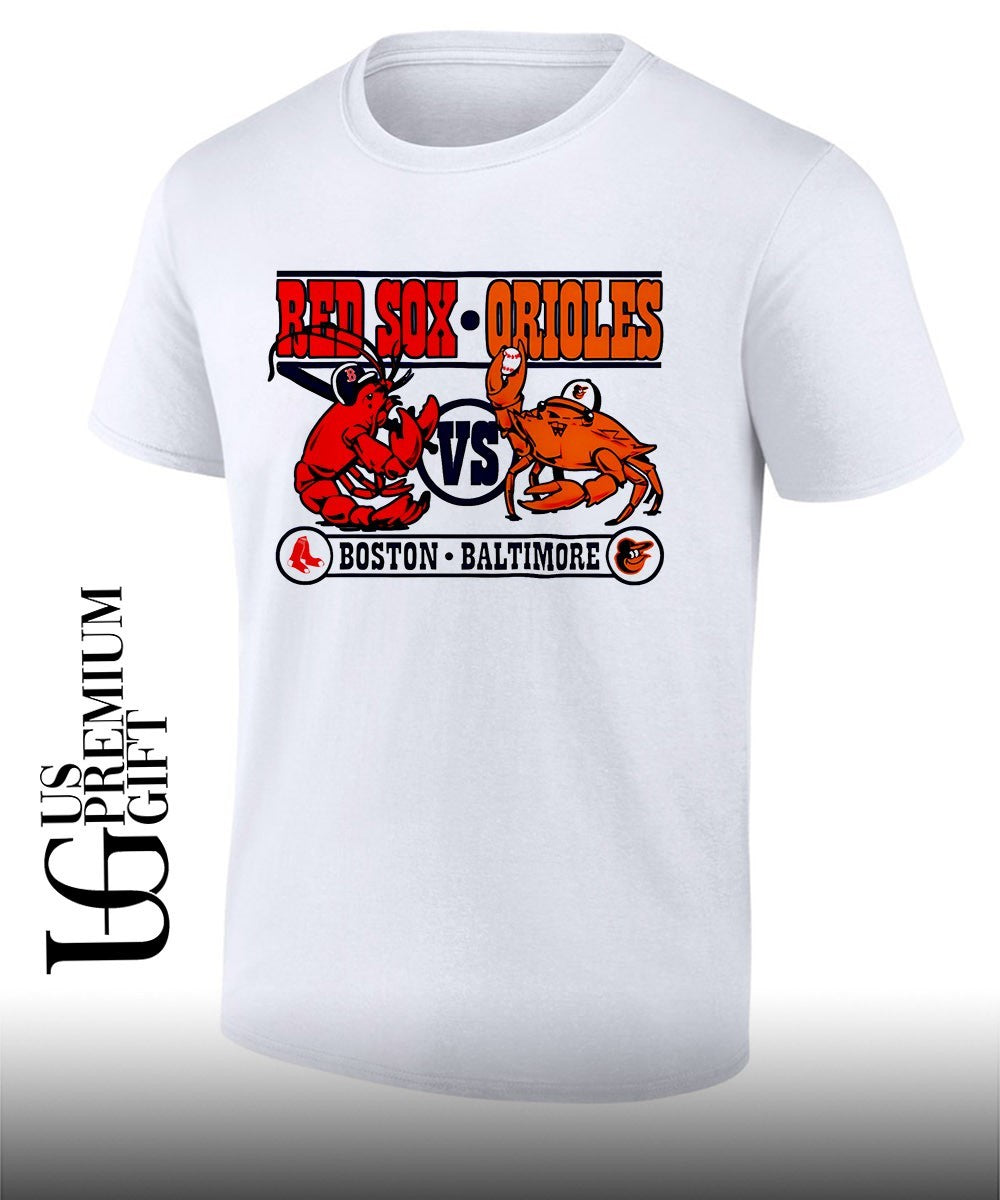Lobster Boston Red Sox vs Crab Baltimore Orioles baseball shirt Unisex T-shirt, Sweatshirt, Hoodie, Long Sleeve Tee - T-Shirt, Sweatshirt, Hoodie