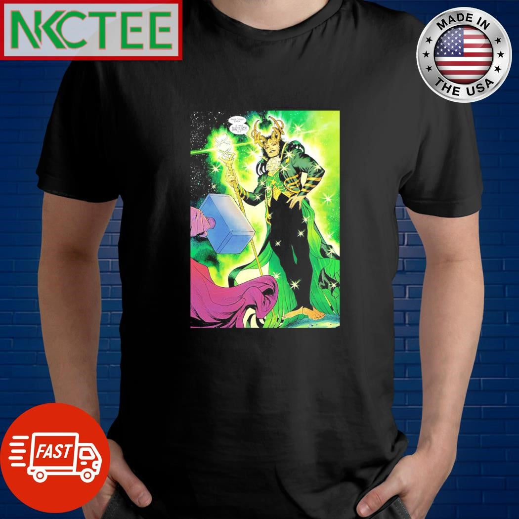 Loki, the God of Mischief comic shirt Unisex T-shirt, Sweatshirt, Hoodie, Long Sleeve Tee - T-Shirt, Sweatshirt, Hoodie