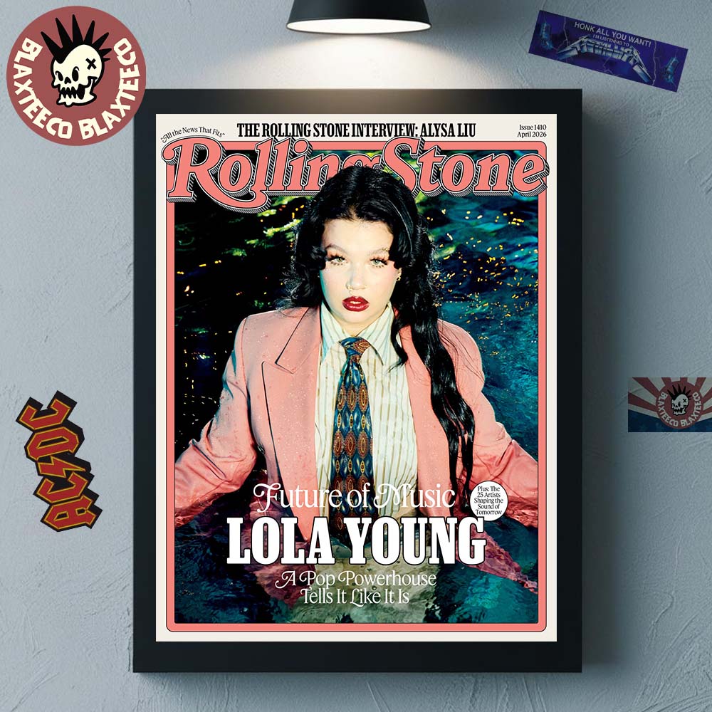 Lola Young Issue Cover Star Of Rolling Stone Magazine Future Of Music A Pop Powerhouse Tells It Like It Is Poster Canvas - T-Shirt, Sweatshirt, Hoodie