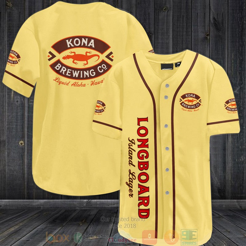 Longboard Island Lager Baseball shirt baseball jersey product view 1
