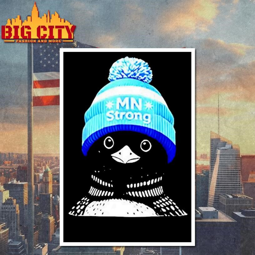 Loon Minnesota Strong Liam Conejo Ramos Blue Bunny - Adult & Kids T-Shirts, Sweatshirts & Hoodies apparel design preview 4