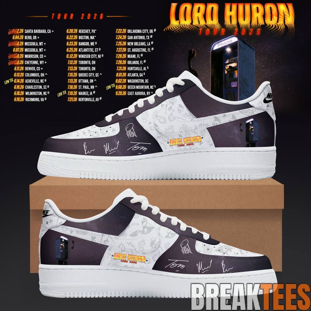Lord Huron 2026 Cosmic Selector Summer Tour Custom AF1 Shoes Unisex T-shirt, Sweatshirt, Hoodie, Long Sleeve Tee - T-Shirt, Sweatshirt, Hoodie