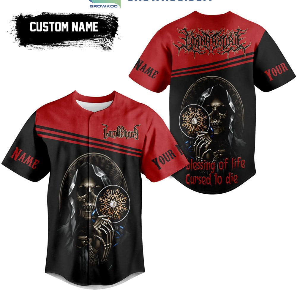 Lorna Shore A Blessing Of Life Cursed To Die Personalized Baseball Jersey baseball jersey product view 1