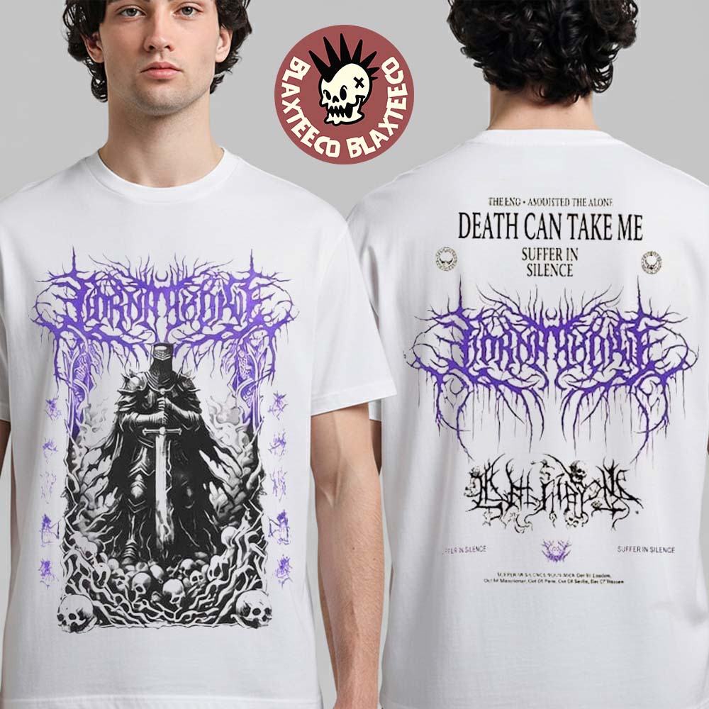 Lorna Shore I Feel The Everblack Festering Within Me 2026 Tour North America Merch Death Can Take Me Suffer In Silence T-Shirt - T-Shirt, Sweatshirt, Hoodie