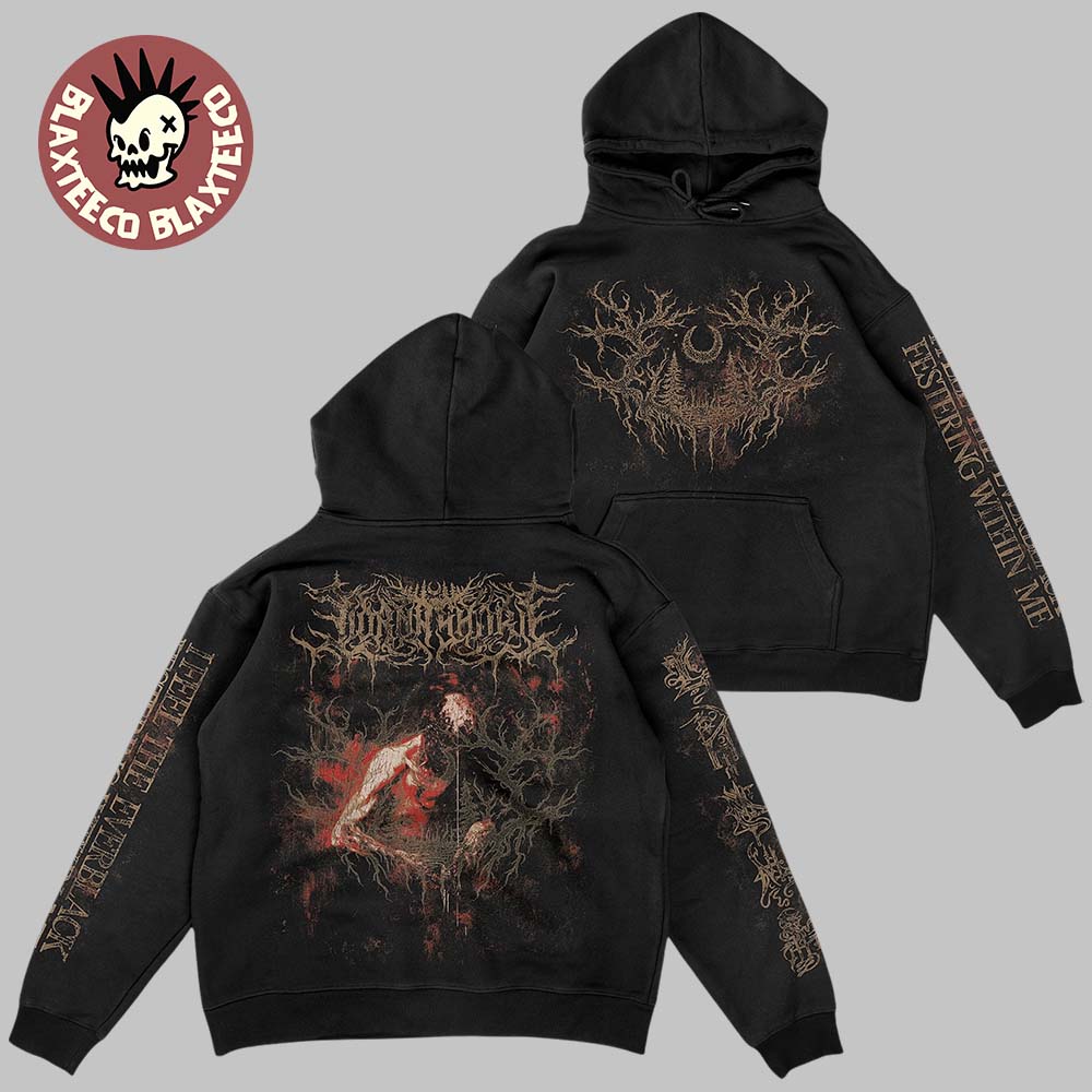 Lorna Shore I Feel The Everblack Festering Within Me 2026 Tour North America Merch Hoodie Unisex T-shirt, Sweatshirt, Hoodie, Long Sleeve Tee - T-Shirt, Sweatshirt, Hoodie