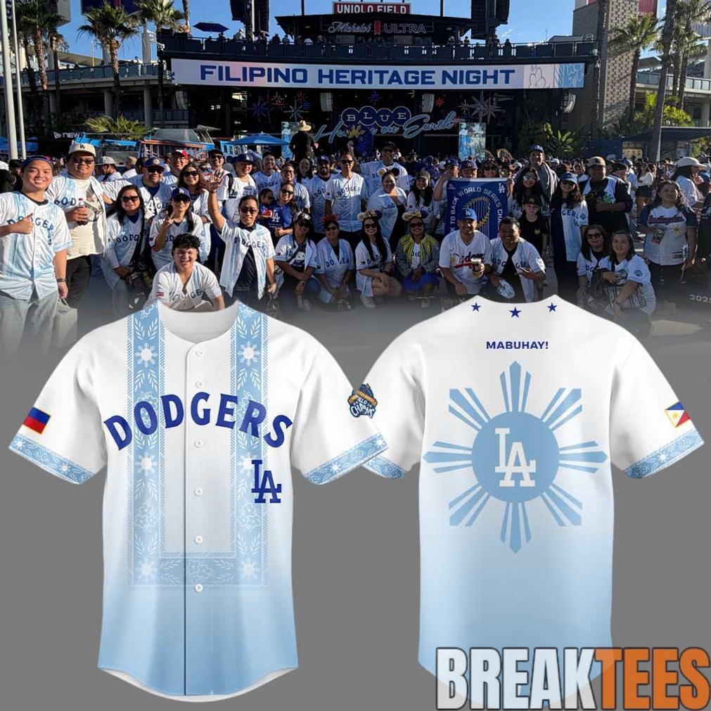 Los Angeles Dodgers Filipino Heritage Night 2026 Jersey Unisex T-shirt, Sweatshirt, Hoodie, Long Sleeve Tee - T-Shirt, Sweatshirt, Hoodie