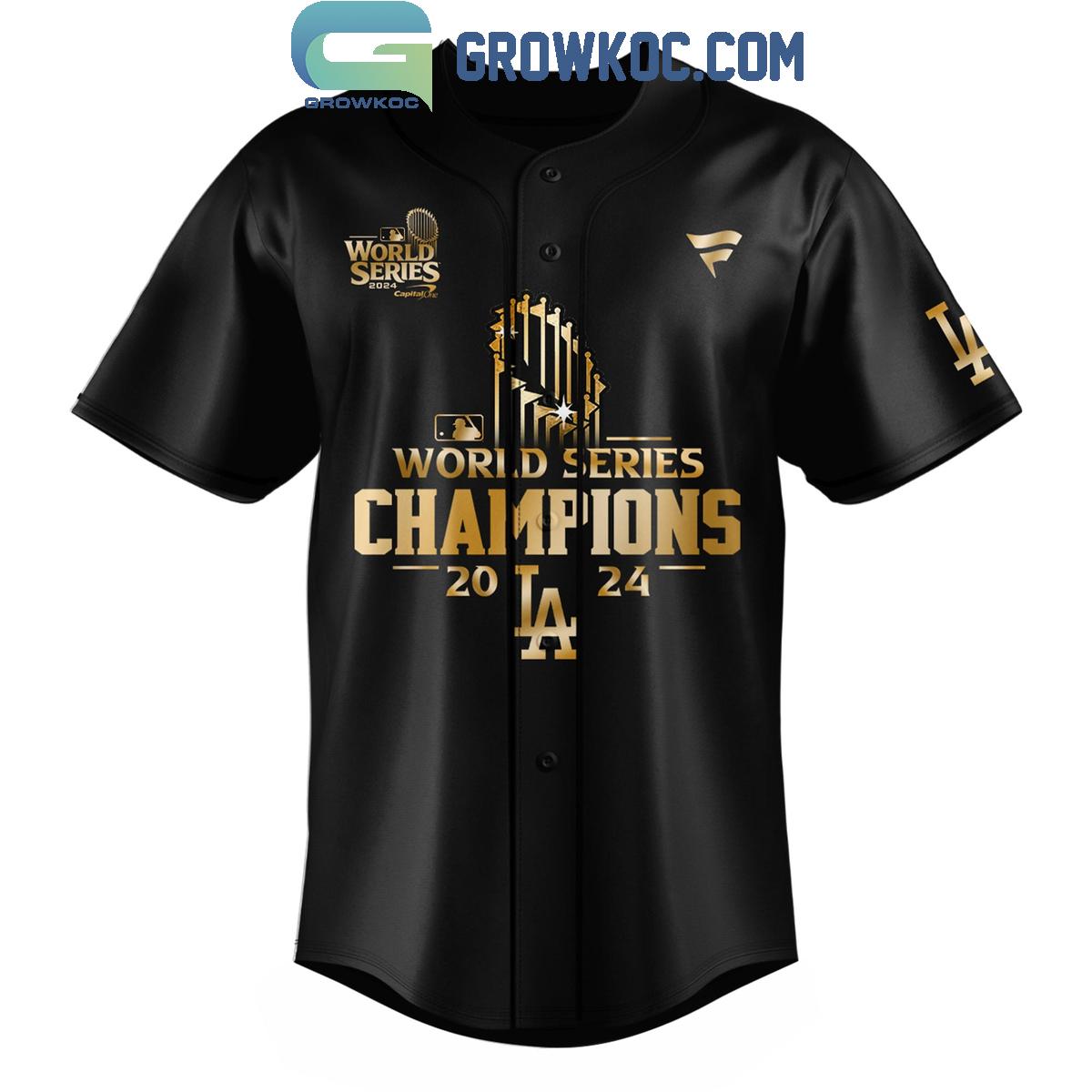 Los Angeles Dodgers MLB Champions Limited Edition World Series Baseball Jersey baseball jersey product view 2