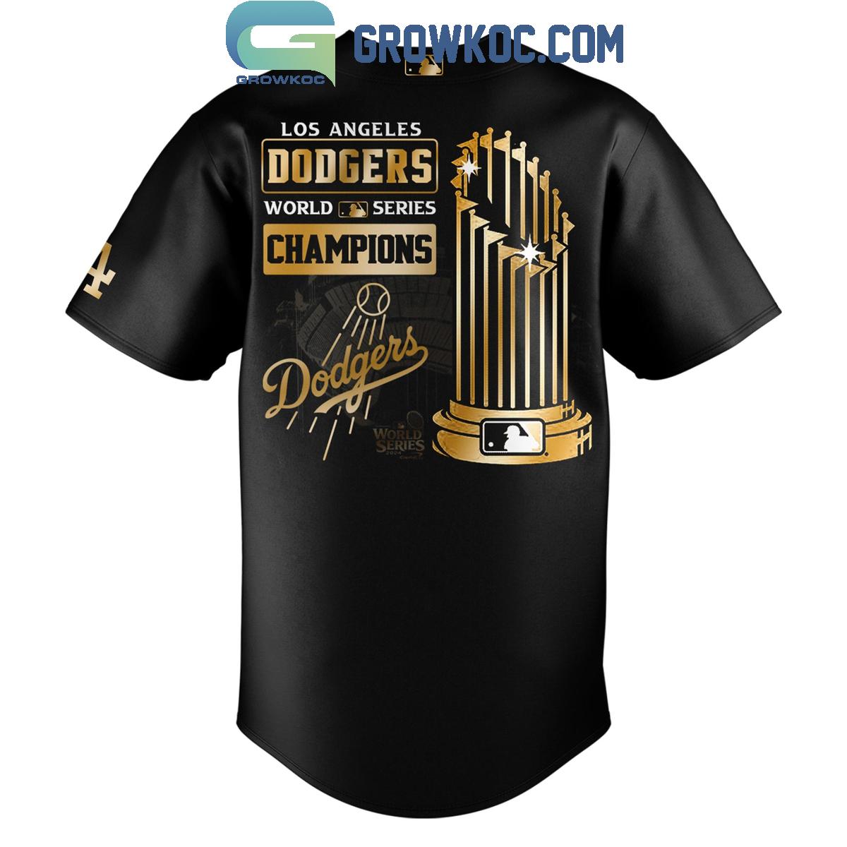 Los Angeles Dodgers MLB Champions Limited Edition World Series Baseball Jersey baseball jersey product view 3