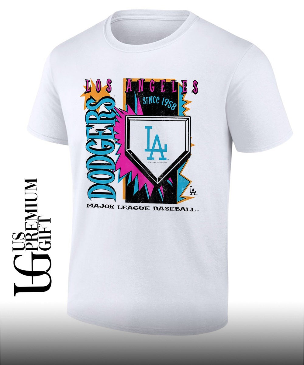 Los Angeles Dodgers Major League baseball since 1958 Cooperstown Neon shirt Unisex T-shirt, Sweatshirt, Hoodie, Long Sleeve Tee - T-Shirt, Sweatshirt, Hoodie