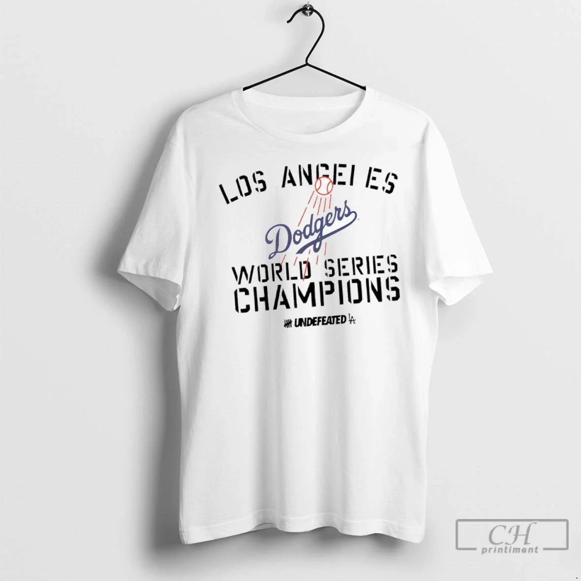 Los Angeles Dodgers New Era X Undefeated World Series Champions T Shirts Unisex T-shirt, Sweatshirt, Hoodie, Long Sleeve Tee - T-Shirt, Sweatshirt, Hoodie