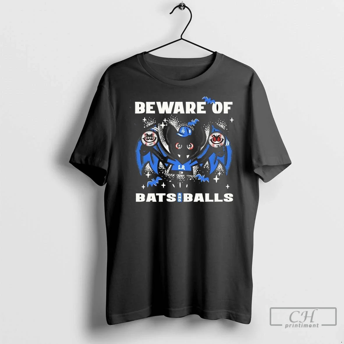 Los Angeles Dodgers October Beware Of Bats And Balls T Shirts Unisex T-shirt, Sweatshirt, Hoodie, Long Sleeve Tee - T-Shirt, Sweatshirt, Hoodie