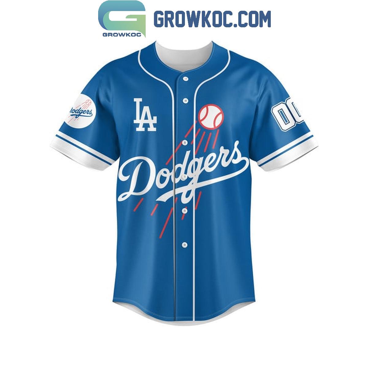 Los Angeles Dodgers Yay Sports NLCS 2024 Champions Personalized Baseball Jersey baseball jersey product view 3