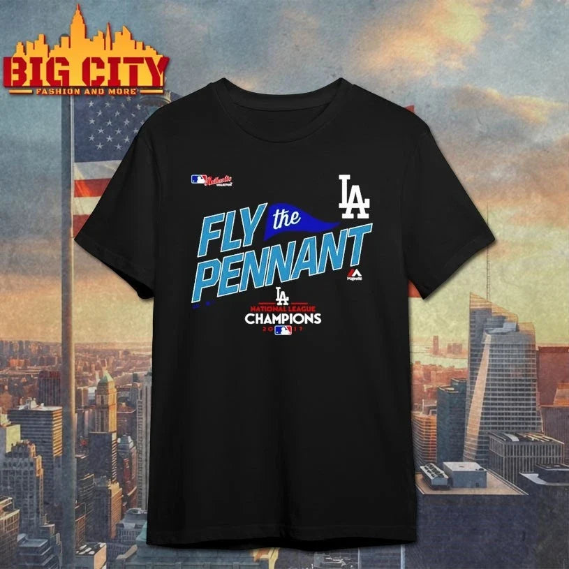 Los Angeles Dodgers fly the pennant champions shirt Unisex T-shirt, Sweatshirt, Hoodie, Long Sleeve Tee - T-Shirt, Sweatshirt, Hoodie
