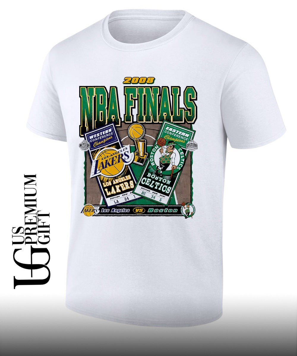 Los Angeles Lakers vs Boston Celtics 2008 NBA Finals dueling vintage shirt Unisex T-shirt, Sweatshirt, Hoodie, Long Sleeve Tee - T-Shirt, Sweatshirt, Hoodie