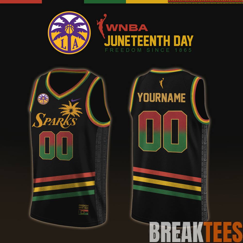 Los Angeles Sparks 2026 WNBA x Juneteenth Day Basketball Jersey Unisex T-shirt, Sweatshirt, Hoodie, Long Sleeve Tee - T-Shirt, Sweatshirt, Hoodie