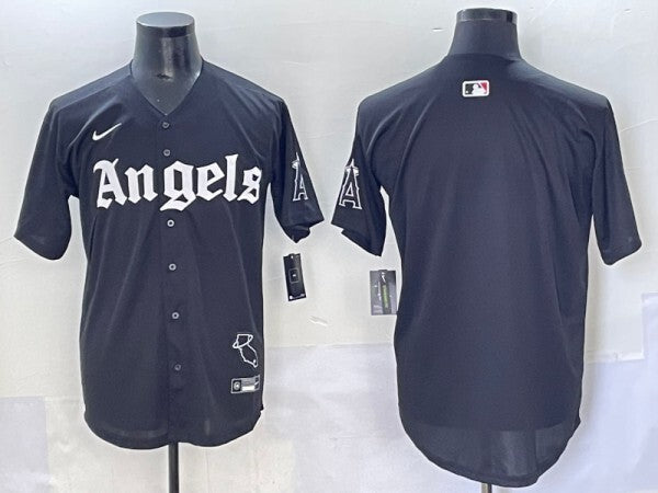 Los Angeles Angels Angels 5 Collaboration Style 5 Baseball Jersey baseball jersey product view 1