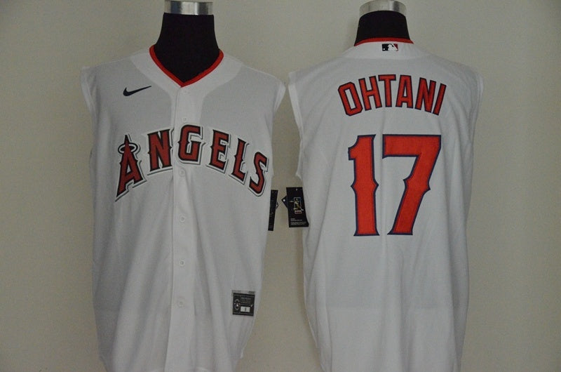 Los Angeles Angels #17 Shohei Ohtani Baseball Jersey baseball jersey product view 1