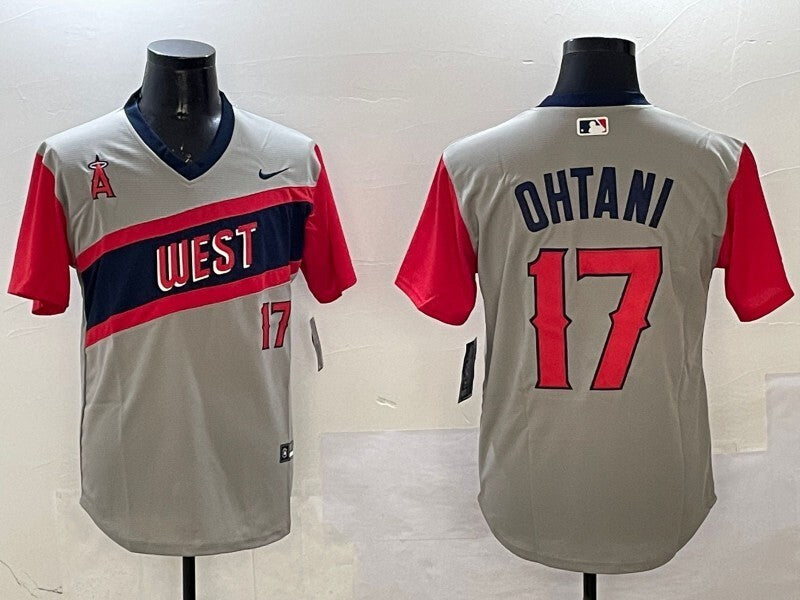 Los Angeles Angels #17 Shohei Ohtani Angels Adult Baseball Jersey baseball jersey product view 1