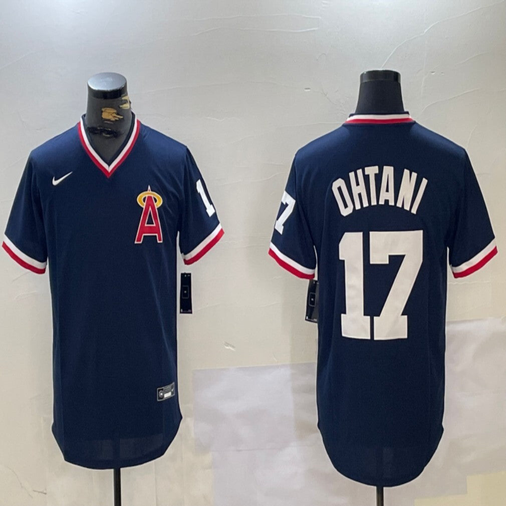 Los Angeles Angels #17 Shohei Ohtani Angels Retro Adult Style 2 Baseball Jersey baseball jersey product view 1