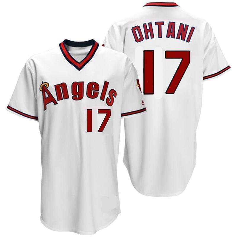 Los Angeles Angels #17 Shohei Ohtani Style 1 Baseball Jersey baseball jersey product view 1
