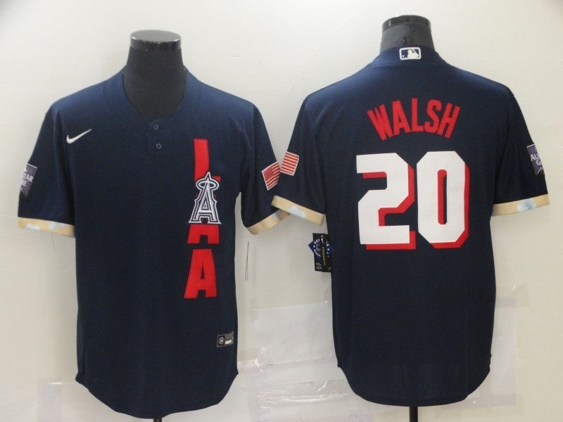 Los Angeles Angels #20 Walsh All-Star Fan 277 Baseball Jersey baseball jersey product view 1