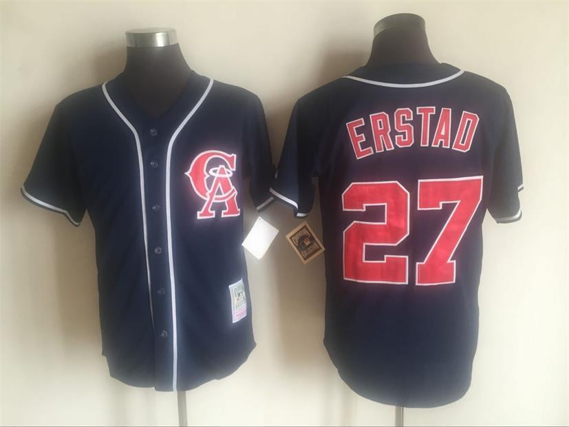Los Angeles Angels #27 Mike Trout Style 3 Baseball Jersey baseball jersey product view 1