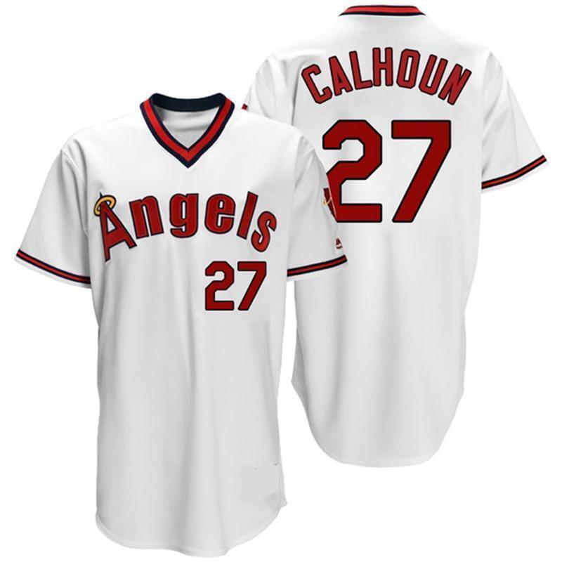 Los Angeles Angels #27 Mike Trout Style 5 Baseball Jersey baseball jersey product view 1