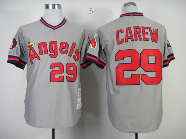 Los Angeles Angels #29 Angels 29 Gray 1985 Year Baseball Jersey baseball jersey product view 1