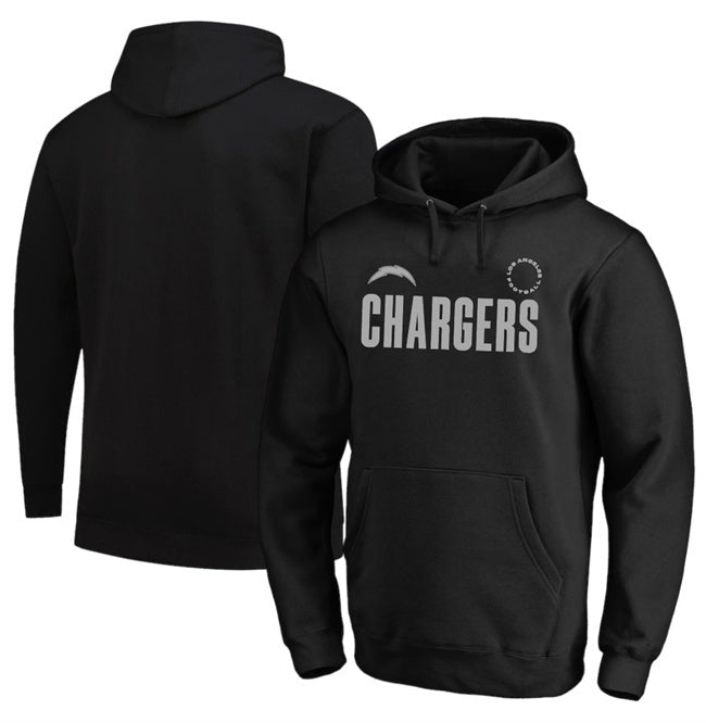 Los Angeles Chargers Black Big & Tall Chip Shot Hoodie Football Jersey football jersey product view 1