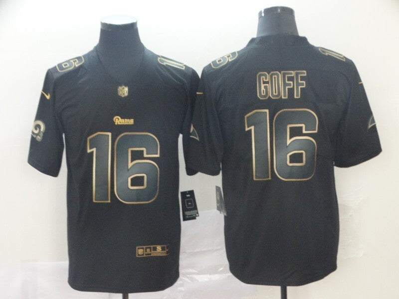 Los Angeles Chargers #16 Jared Goff Football Jersey football jersey product view 1