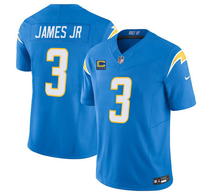 Los Angeles Chargers #3 Derwin James JR Blue 2025 F.U.S.E With 4-Star C Patch Football Jersey football jersey product view 1
