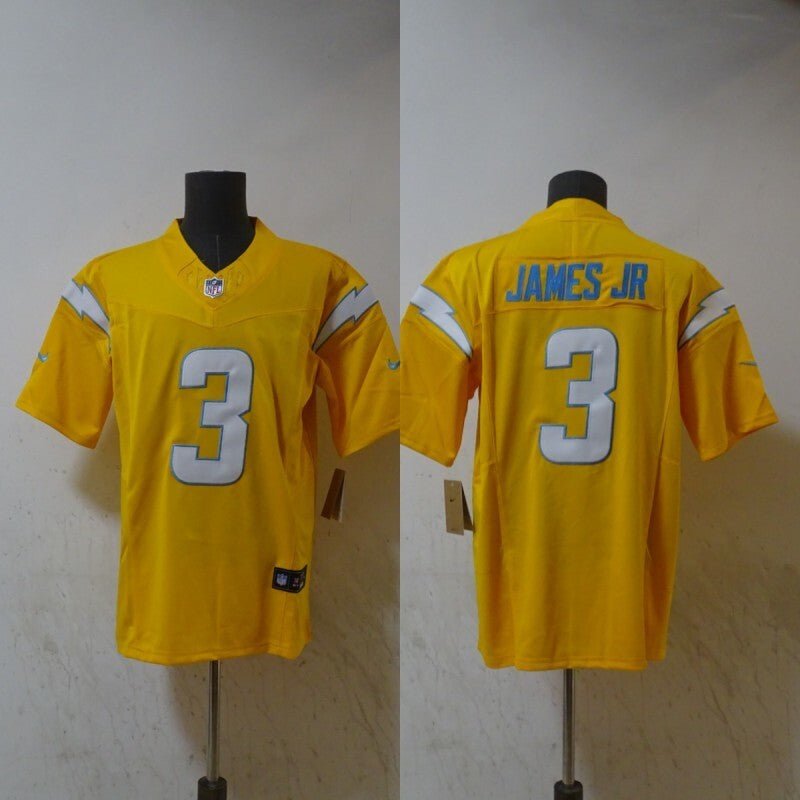 Los Angeles Chargers #3 Derwin James Jr Lightning 3 Edition Style 1 Football Jersey football jersey product view 1